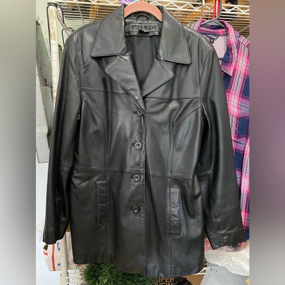 Women's Black Leather Jacket